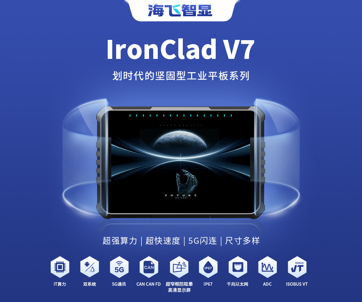 7寸 IronClad V7 车载平板